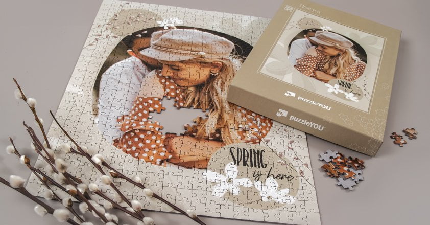 Fotopuslespillmontasje