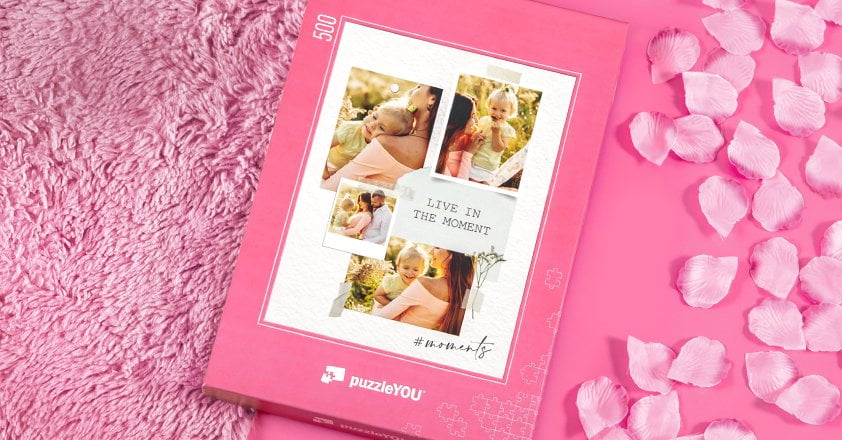 Fotopuslespillmontasje