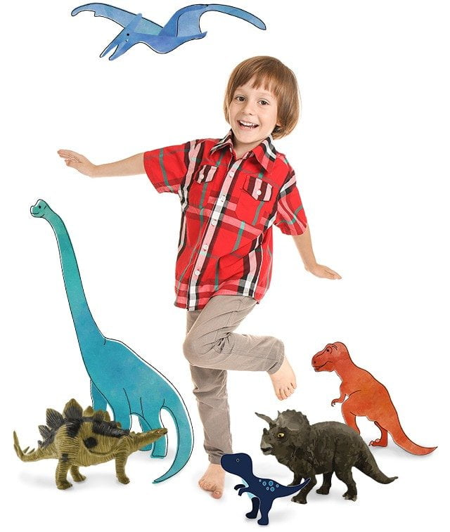 Digre dinosaurer og ditt barn